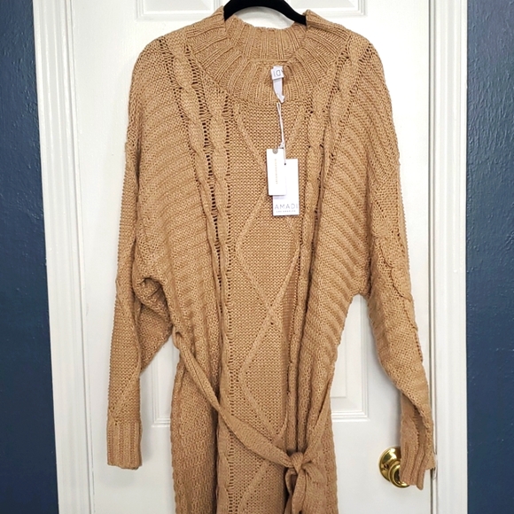 Beautiful leah-cable knit sweater dress - Picture 3 of 6